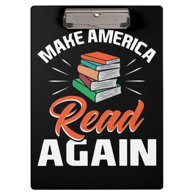 Reader Gift Make America Read Again Clipboard (Front)