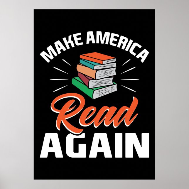 Reader Gift Make America Read Again Poster (Front)