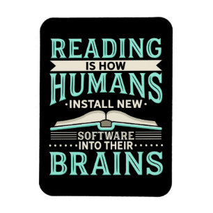 Reader Gift Reading New Brain Magnet