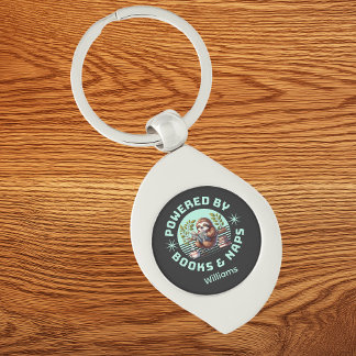 Reader Sloth. Unique Gift for Book Lover Key Ring