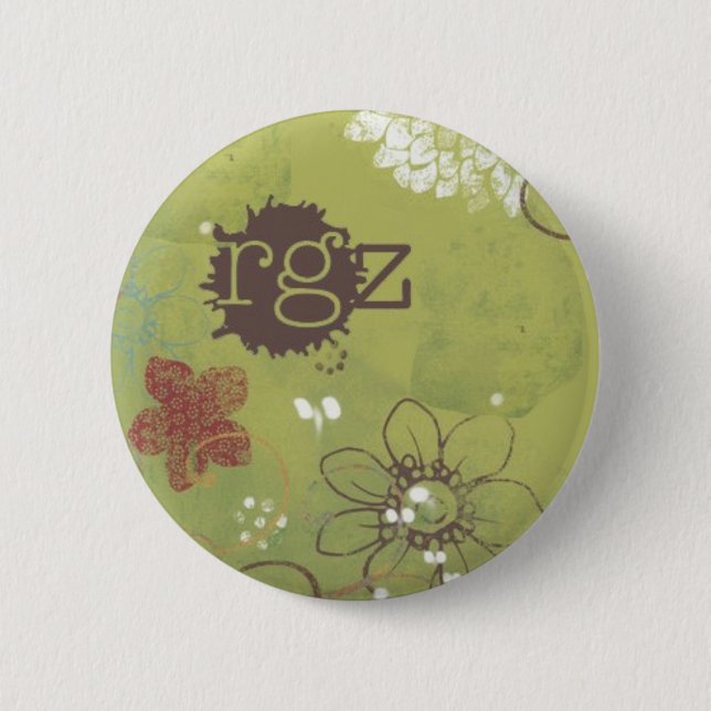 readergirlz button, Justina Chen Headley 6 Cm Round Badge (Front)