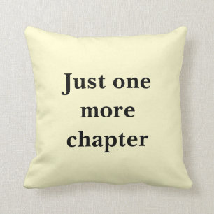 Reader's cushion, Just one more chapter, Reading Cushion