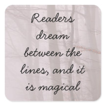 Readers dream between the lines...