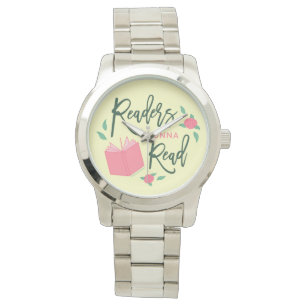 Readers Gonna Read Bookish Floral Watch