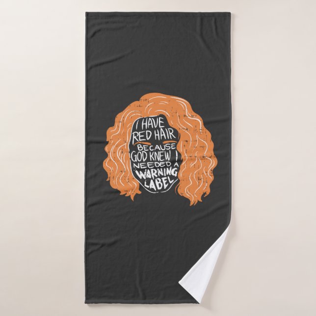 Readhead -  I Have Red Hair Bath Towel (Bath Towel)