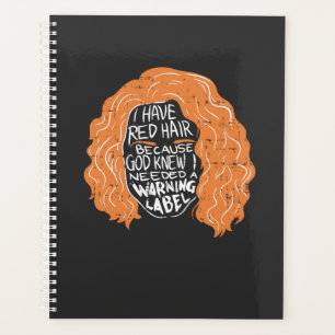 Readhead - I Have Red Hair Planner
