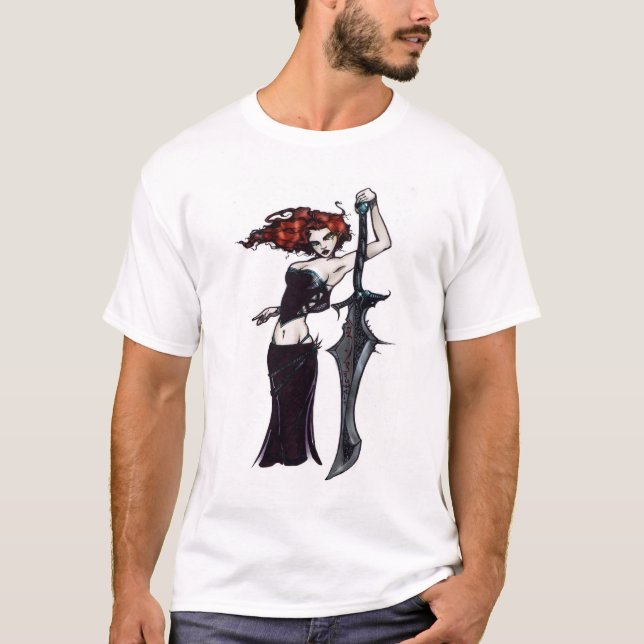 Readhead with sword (shirt) T-Shirt (Front)