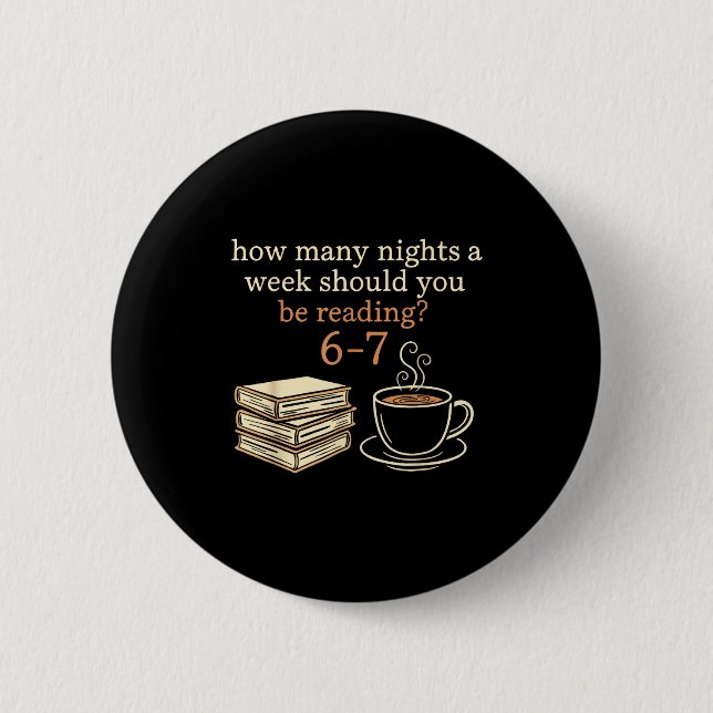 Reading 67 Meme Englieacher Funny 67 Book Lover Hu 6 Cm Round Badge (Front)