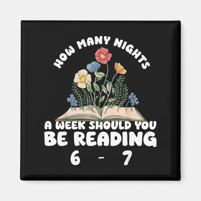 Reading 67 Meme Englieacher Funny 67 Book Lover Hu Magnet (Front)