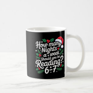 Reading 67 Meme Englieacher Funny 67 Christmas  Coffee Mug