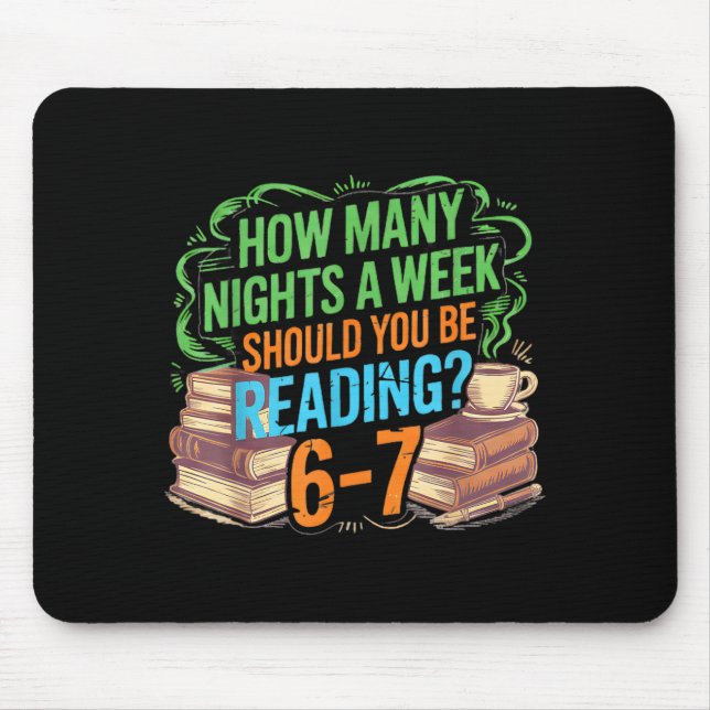 Reading 67 Meme Englieacher Funny 67 Librarian  Mouse Pad (Front)