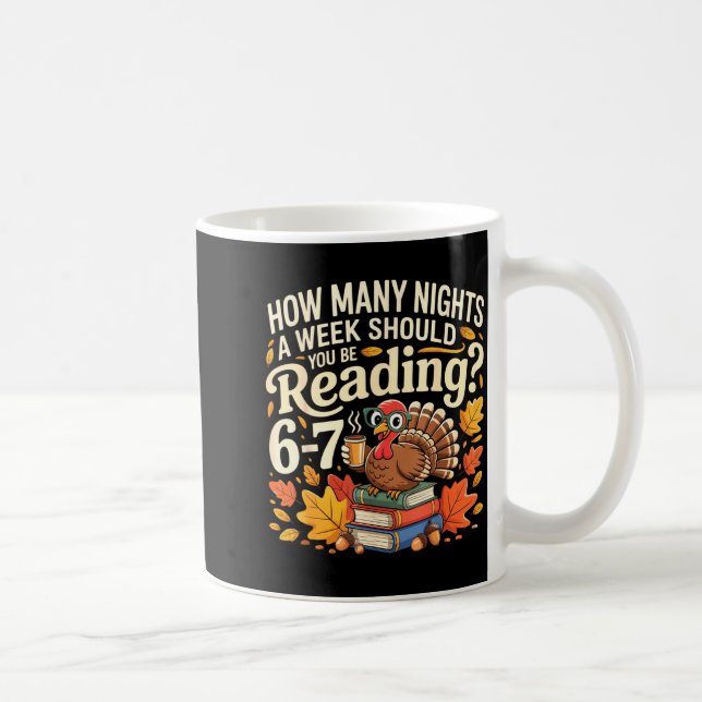 Reading 67 Meme Englieacher Funny 67 Turkey  Coffee Mug (Right)