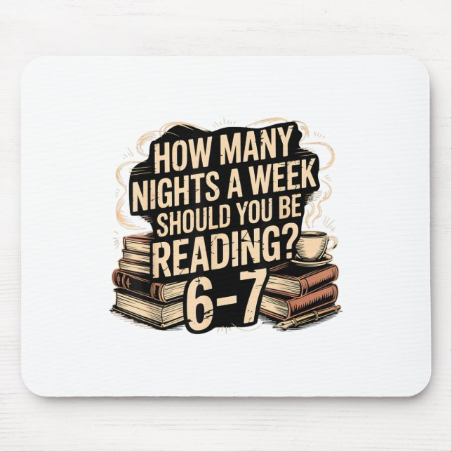Reading 67 Meme English Teacher Funny 67 Librarian Mouse Pad (Front)