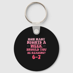 Reading 67 Meme English Teacher Funny Six Sevene R Key Ring