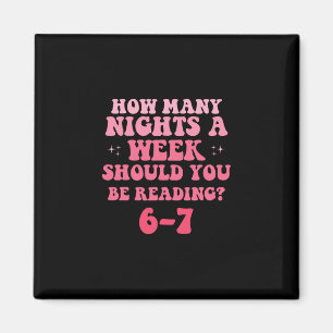 Reading 67 Meme English Teacher Funny Six Sevene R Magnet