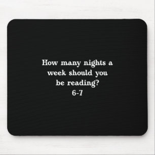 Reading 67 Meme Funny Book Lover Librarian English Mouse Pad