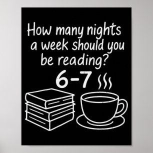 Reading 67 Six Seven English Teacher Book Lover Li Poster