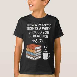 Reading 67 Six Seven Meme English Teacher Funny Bo T-Shirt