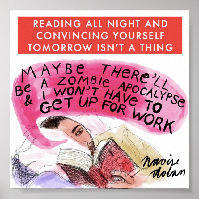 Reading All Night Poster (Front)