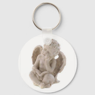 Reading angel keychain