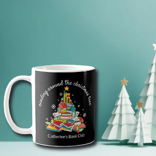 Reading Around The Christmas Tree Book Club Coffee Mug