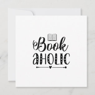 Reading Art Book Aholic Holiday Card