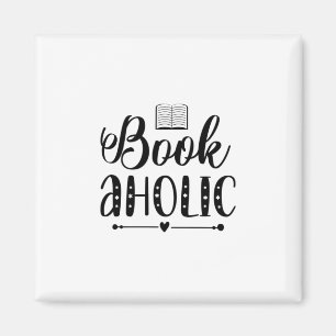 Reading Art Book Aholic Magnet