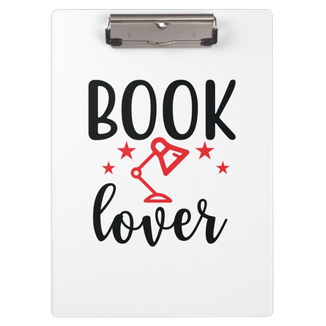 Reading Art Book Lover Clipboard (Front)
