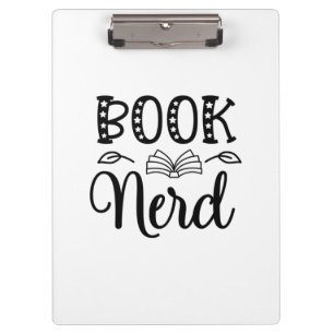 Reading Art Book Nerd Clipboard