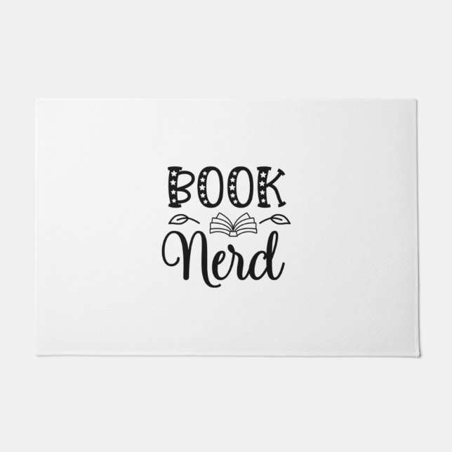 Reading Art Book Nerd Doormat (Front)