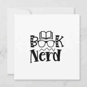 Reading Art Book Nerd Holiday Card