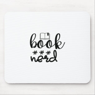 Reading Art Book Nerd Mouse Pad