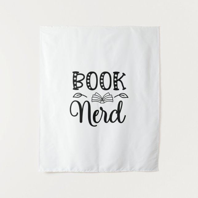 Reading Art Book Nerd Tapestry (Front)