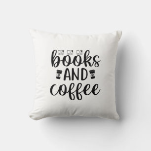 Reading Art Books And Coffee Cushion