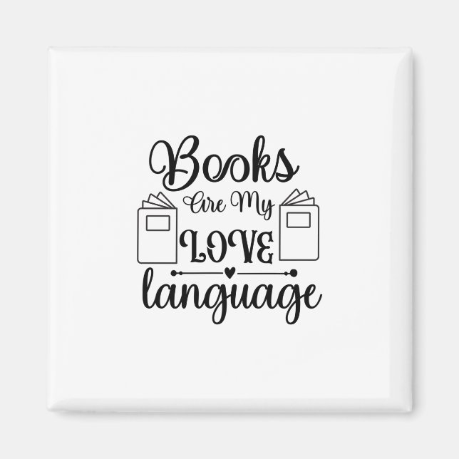 Reading Art Books Are My Love Language Magnet (Front)
