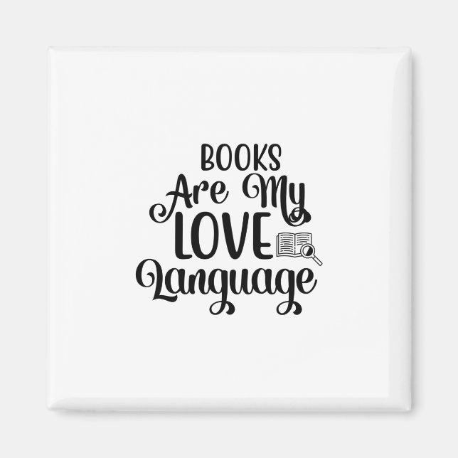Reading Art Books Are My Love Language Magnet (Front)