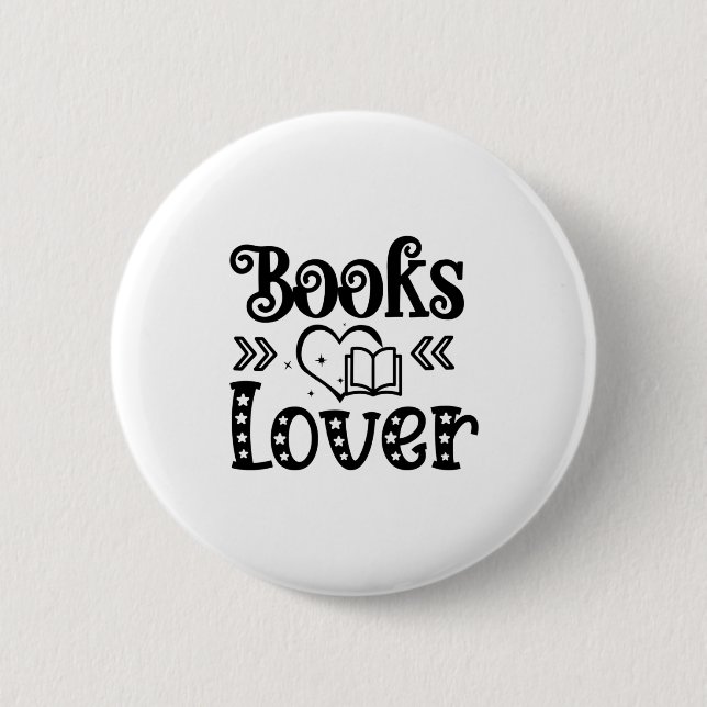 Reading Art Books Lover 6 Cm Round Badge (Front)