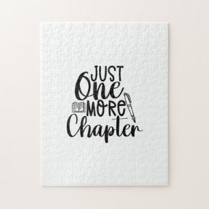Reading Art Just One More Chapter Jigsaw Puzzle