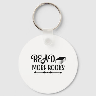 Reading Art Read More Books Key Ring