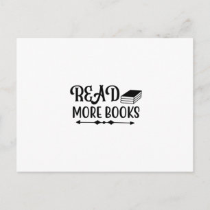 Reading Art Read More Books Postcard