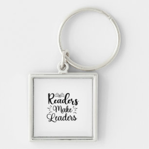 Reading Art Readers Make Leaders Key Ring