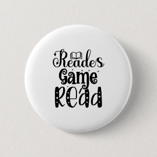 Reading Art Reades Game Read 6 Cm Round Badge