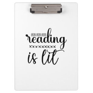 Reading Art Reading Is Lit Clipboard