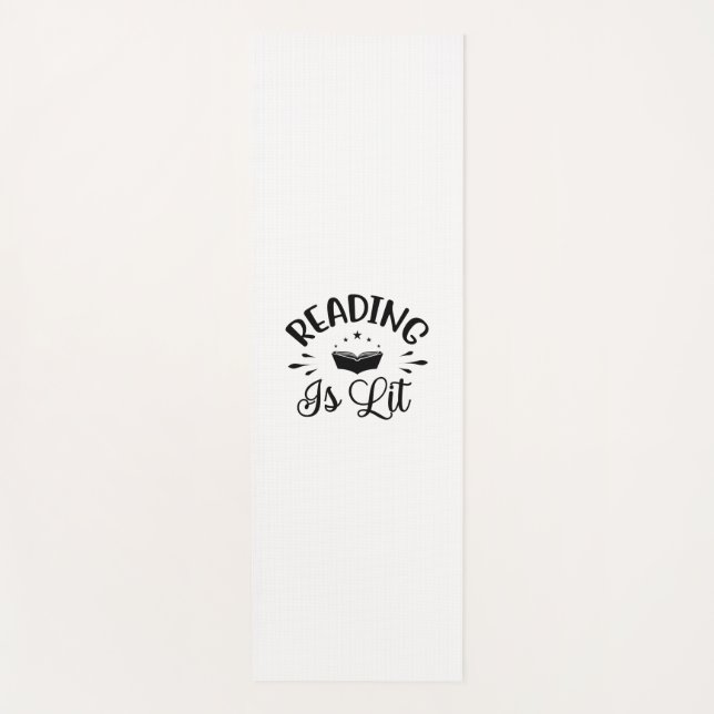 Reading Art Reading Is Lit Yoga Mat (Front)