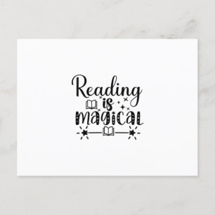 Reading Art Reading Is Magical Postcard