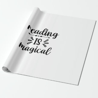 Reading Art Reading Is Magical Wrapping Paper