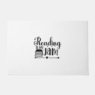 Reading Art Reading Is My Jam Doormat