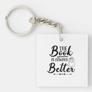 Reading Art The Book Is Always Better Key Ring