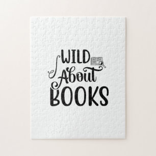 Reading Art Wild About Books Jigsaw Puzzle