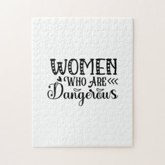 Reading Art Women Who Are Dangerous Jigsaw Puzzle
